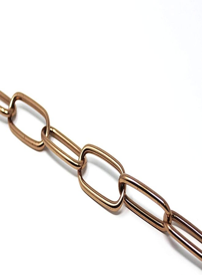 Pups&Pets Dogs Brass GSD Long Collar Chain | Long Link Training Solid Chock Chain Fur Saver Golden Collar | No-Slip Gold Color Choke Chain for Dog - 1Pcs (30INCH, 3.0MM) - Image 5